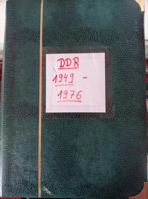 Briefmarken Album DDR 1949 - 1976 Gestempelt aus Umlauf Und Neu Lot Sammlung