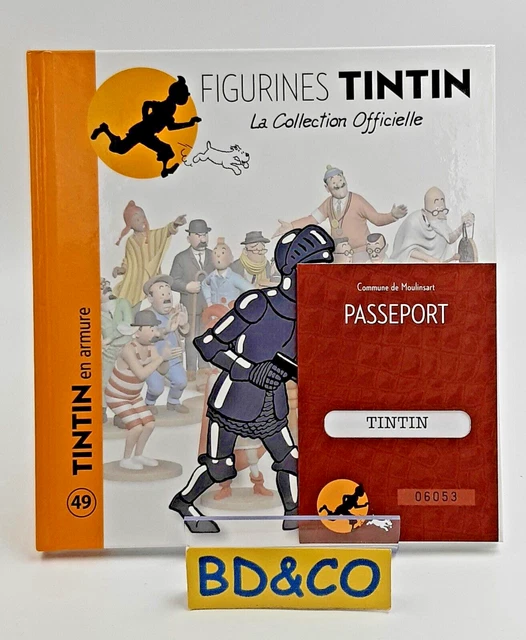 Figurine Tintin Collection Officielle #49 - Tintin En Armure (Hergé Moulinsart)