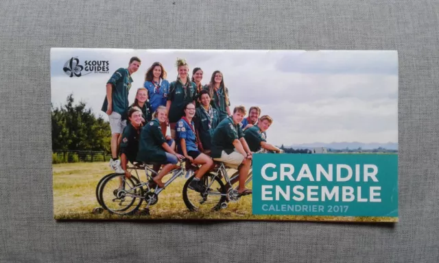 Calendrier Scouts Et Guides De France 2017 Tres Bon Etat