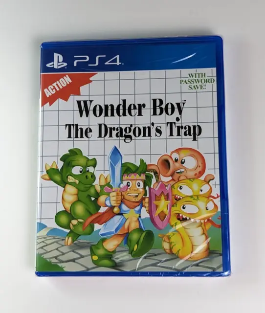 Wonder Boy: The Dragon's Trap PS4 Game Brand New Sealed Limited Run #73