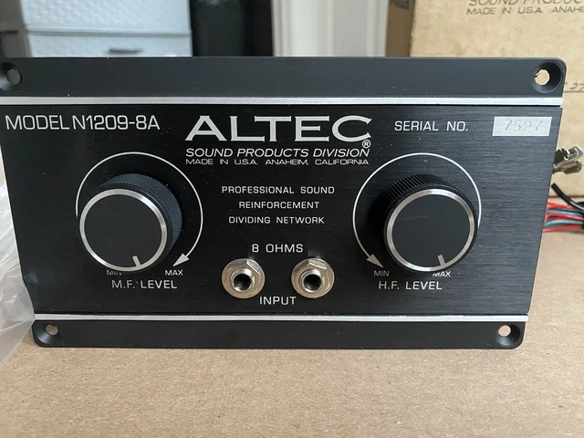 VINTAGE ALTEC LANSING N1209-8A Pro Dividing Network Crossover 8