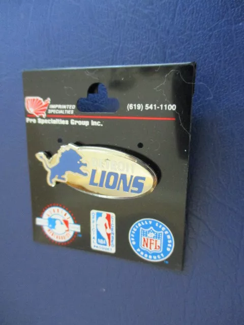 Detroit Lions Logo Lapel Collector Pin New