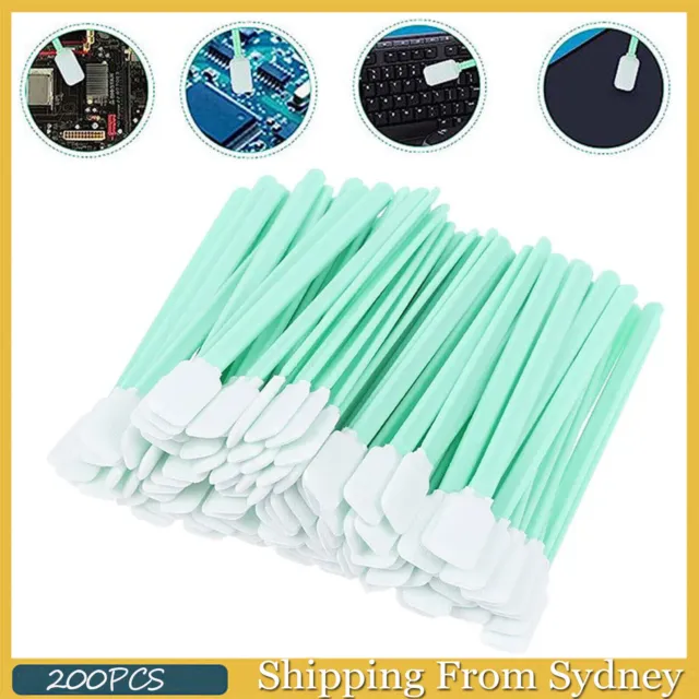 200x Solvent Cleaning Swabs Compatible With Epson Mimaki Roland Format Printer