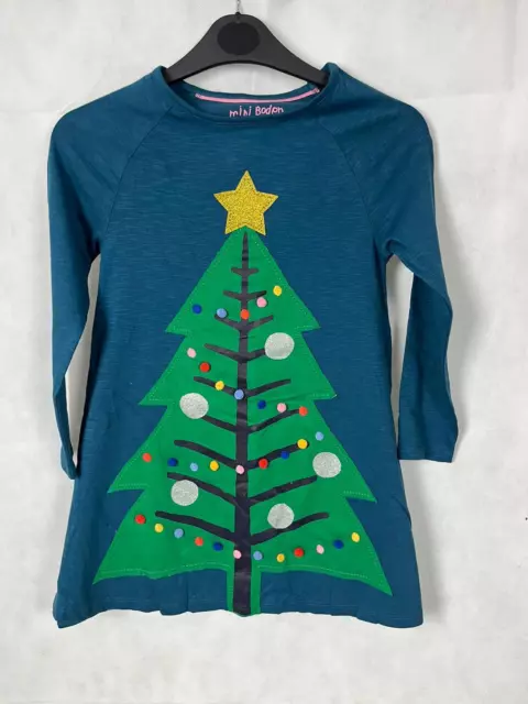 Mini Boden Christmas Dress Age 6-7 Years TD029 HH 20