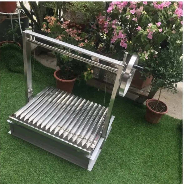STAINLESS STEEL OUTDOOR Charcoal BBQ Parrilla Santa Maria / Argentine