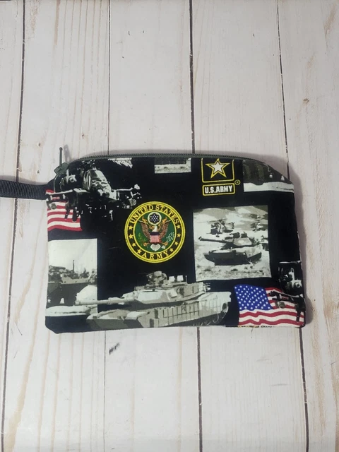 U.S.Army Coin Pouch Mini  bag Money Holder Small Canvas Zip