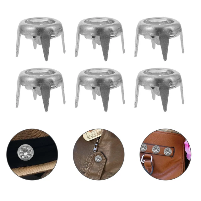50 Pcs Four Claw Drill Nail Hade Iv Metal Studs Clothing Manual