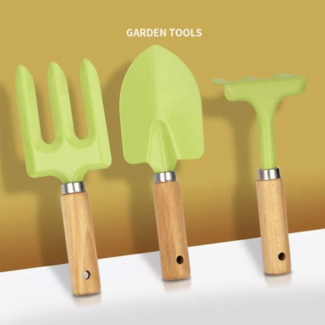 1/ 3PCS Little Gardener Kids Gardening Tools Set Small Shovel Rake Kit  Yard