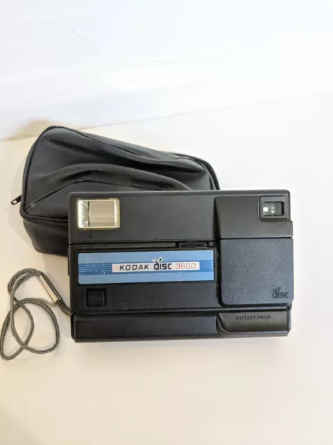 Retro Kodak Disc 3600 Camera with carry case - Very good condition