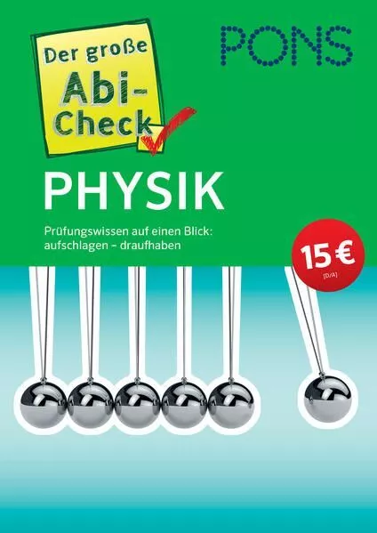 PONS Der große Abi-Check Physik: Prüfungswissen auf einen Blick (PONS  1185624-2