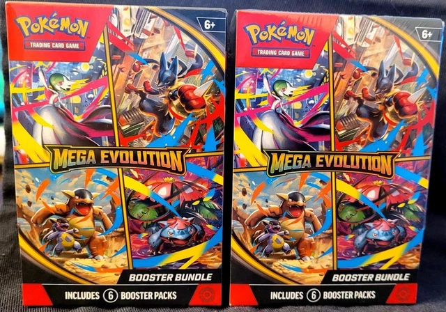 POKEMON TCG: MEGA Evolution Booster Bundle Set of 2 Sealed New $151.97 ...