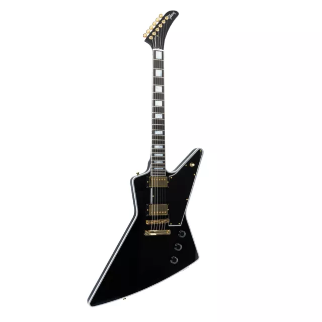 Gibson Explorer Custom Ebony #CS302458 - Custom E-Gitarre