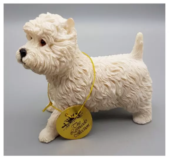 Vintage Leonardo Collection West Highland Terrier, Scottie DOG, labelled.