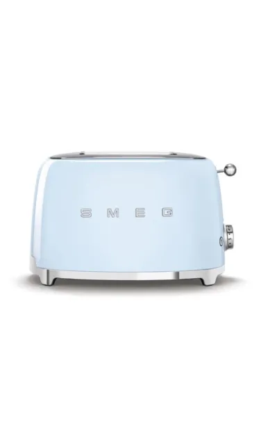 Smeg TSF01PBUK 50's Style 2-Slot Gloss Blue Toaster