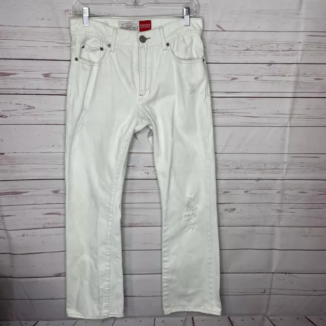 AEROPOSTALE DRIGGS SLIM Bootcut Denim White Jeans Men's 28X30 factory ...