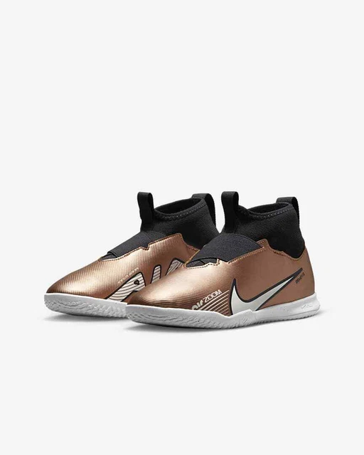 Nike Kinder Zoom Superfly 9 Academy IC Hallenschuhe Kupfer/Weiß/Pink DR6050-810