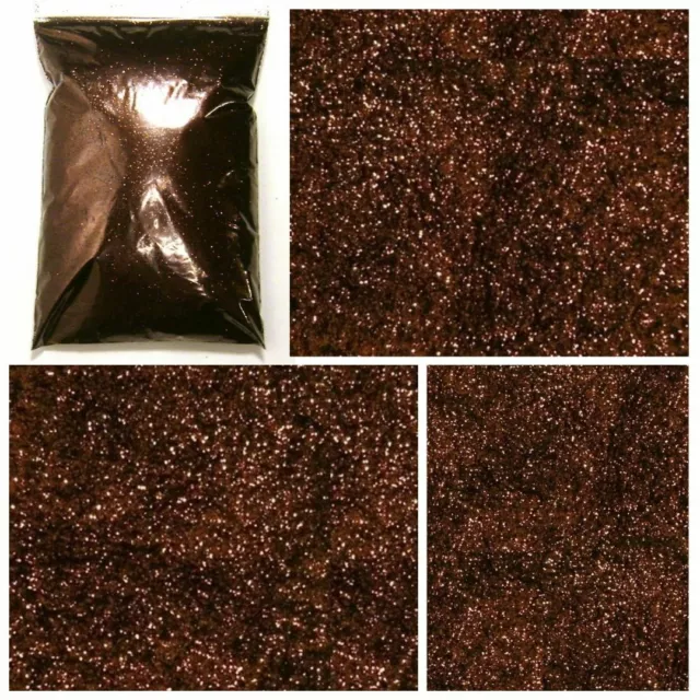 2 lb / 907g Antique Bronze (Brown) Metal Flake .004", .008", .015", or .025" Hex