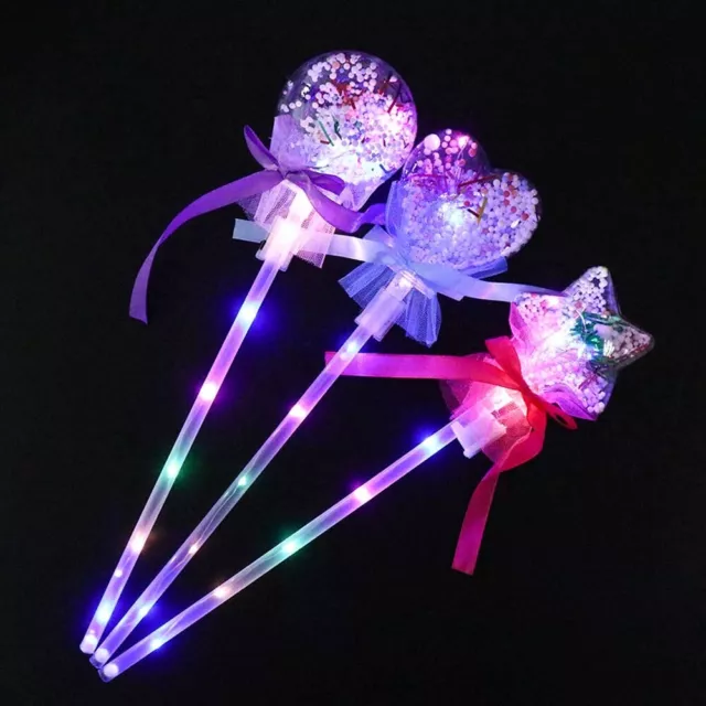 Rave Toy LED Magic Fairy Stick Light-up Magic Ball Wand Fairy Flashing Wands