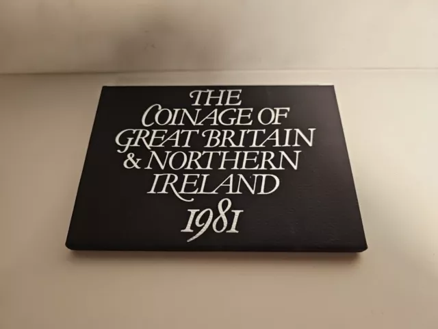 1981 Royal Mint Coinage Of Great Britain And Northern Ireland Proof Coin Set