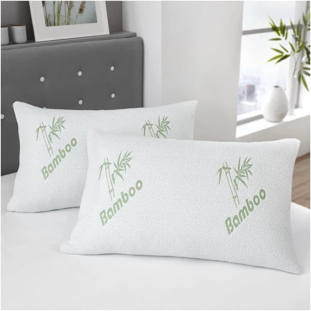New Bamboo Memory Foam Pillow Orthopedic Anti-Bacterial Premium Support Pillow