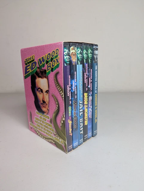 THE ED WOOD Box - 6 Movie Collection (DVD, 2004, 6 Disc