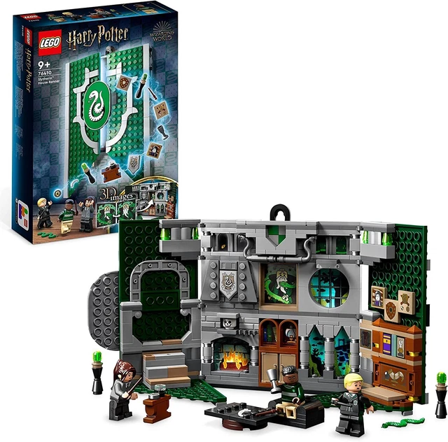 LEGO Harry Potter 76410 Stendardo della Casa Serpeverde da Parete Sala Comune de