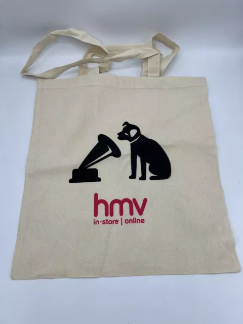 HMV His Masters Voice Canvas Vinyl Record Tote Bag Brand New UK Exclusive