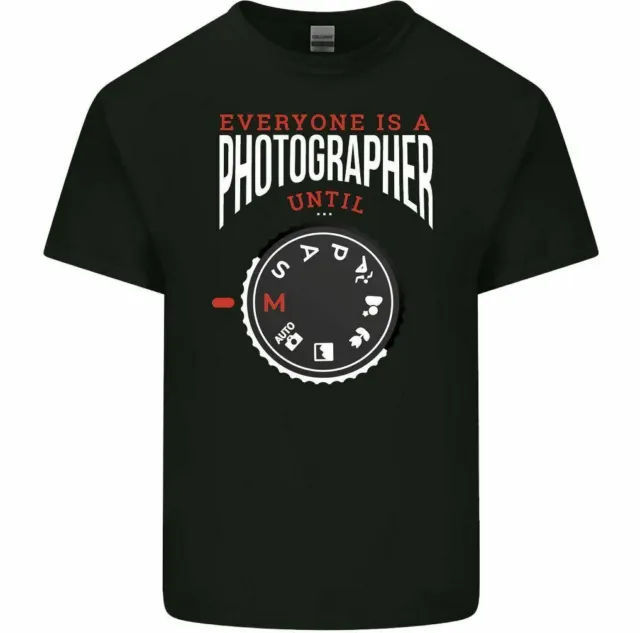 Everyone's a Photographer Until Manual Men's Funny T-Shirt Photography Camera