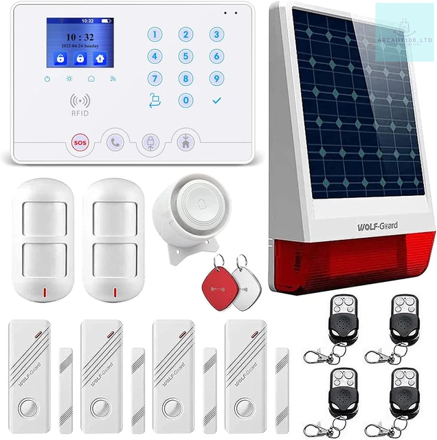 Wolf-Guard MR1-JD-W06 Wireless 4G WiFi Home Alarm Security System