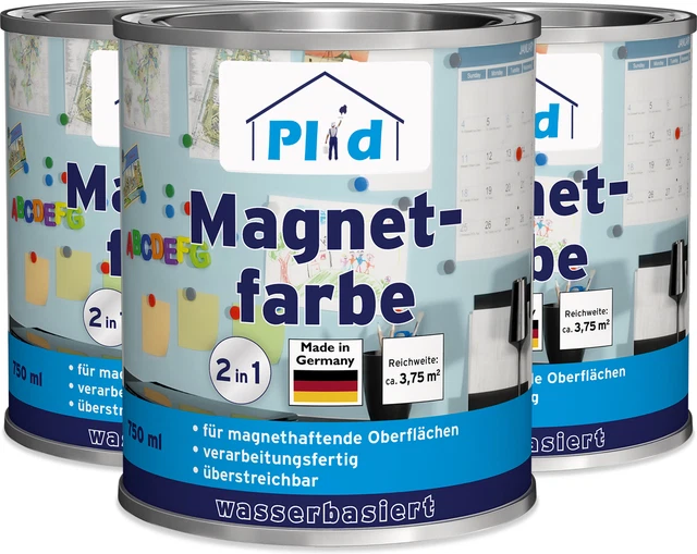 Pintura magnética premium pintura magnética pared magnética gris antracita