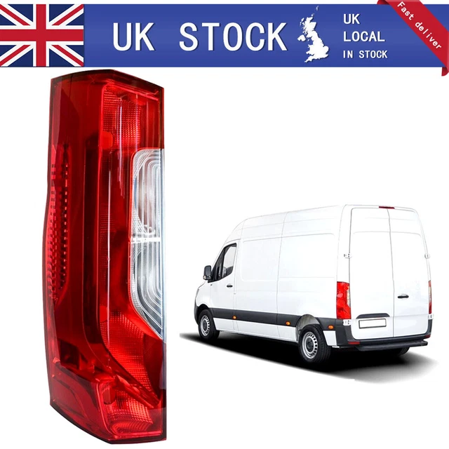 Mercedes Sprinter Left Tail Light (2018-2024) – Passenger Side, Sealed Assembly, Non-LED