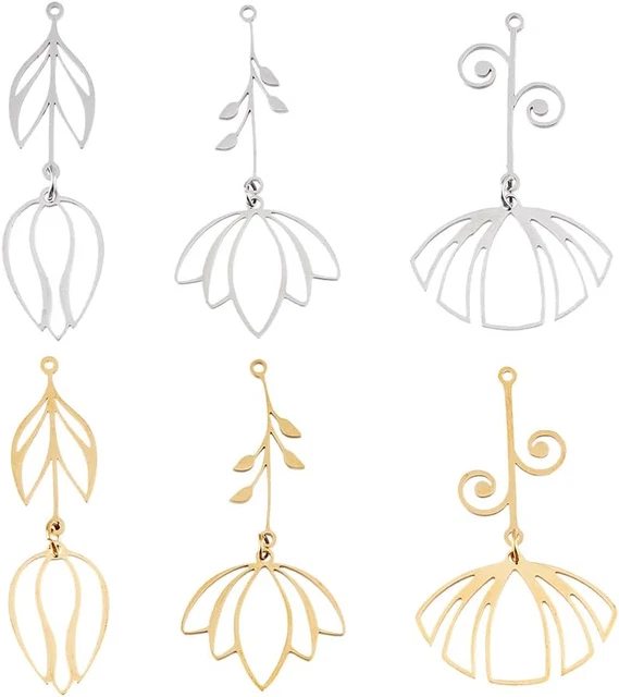 CRAFTYMELODY Frangipani Anhänger 28 Stück - Bunte Blumen Anhänger Für Schmuck