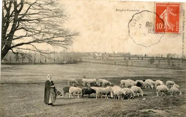 *26555 cpa Bergère Creusoise