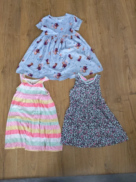 (#370) Girls Age 5-6 Summer Dress Bundle