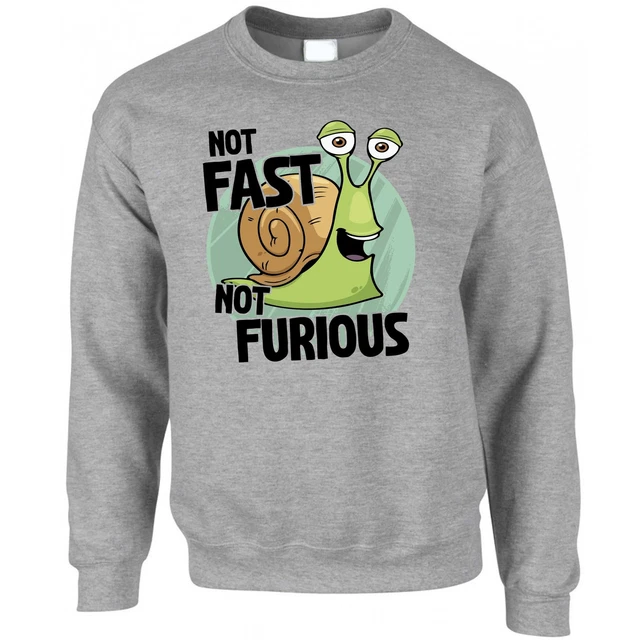 Not Fast Not Furious Jumper Funny Movie Parody Retirement Joke Racing