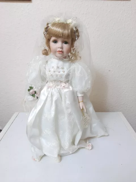 Leonardo collection porcelain doll the bride 2025