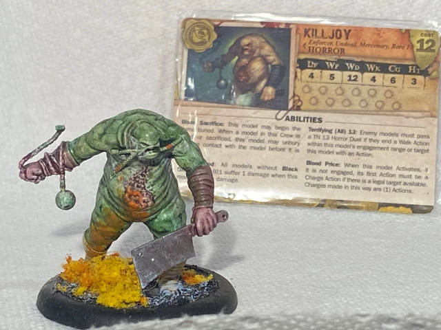 Killjoy - Malifaux - PAINTED - Outcasts (2nd Edition)