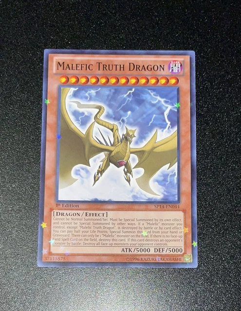 Malefic Truth Dragon - SP14-EN044 - Starfoil Rare - 1st Edition NM/MINT YuGiOh!