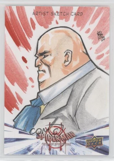 2022 Marvel Spider-Man: Into the Spider-Verse Sketch Cards kurobhie Auto p1l