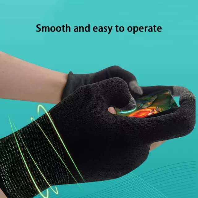Games Touch Screen Gaming Finger Cover Thumb Gloves Gamer Fingertips Sleeve