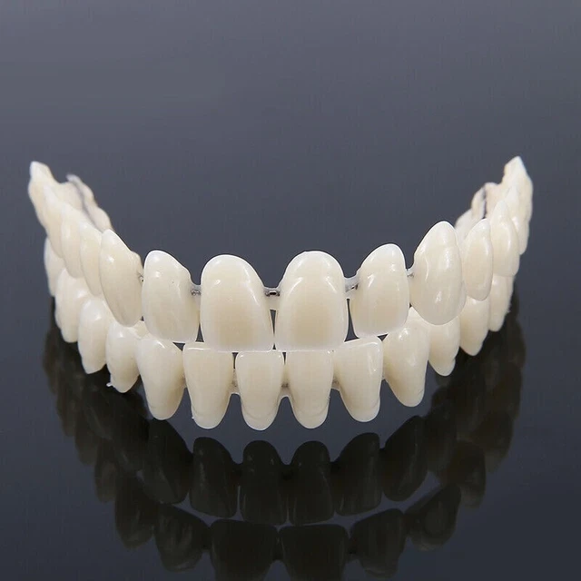 Dentier Cosmétique En Silicone - Fausses Dents Blanches Simulation - Neuf - Sans Marque
