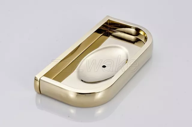 Gold Color Brass Wall Mounted Soap Dish Holder Bathroom Accessories zba847