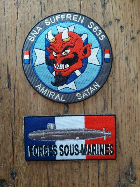 Patch Marine Polaris 21 - Sous-marins Et Aéronavale - Original Scratch - 90mm - France