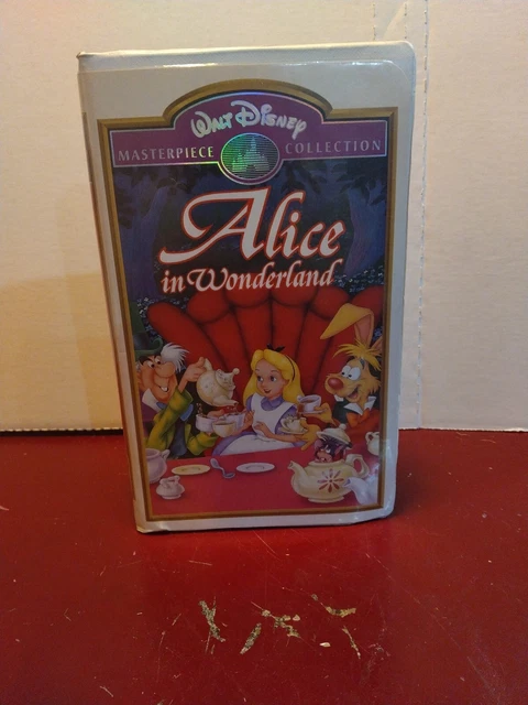 WALT DISNEY ALICE in Wonderland VHS Masterpiece Collection UNTESTED £3. ...