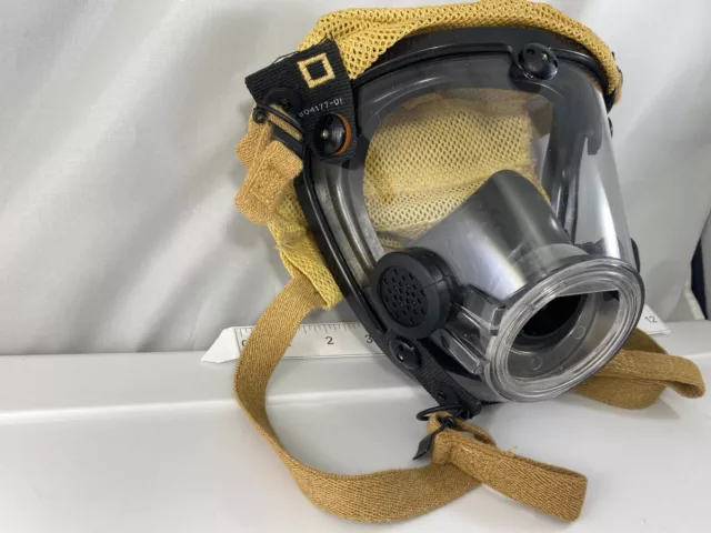 Scott Av 2000 Medium M Facepiece Kevlarheadnet Firefighter Scba Mask