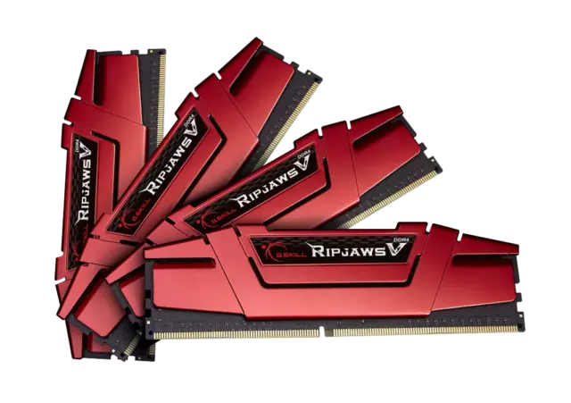 32Go GSkill DDR4 PC4-28800 2800MHz RipjawsV pour Intel Z170/X99 CL15 1.25V 4X8GB