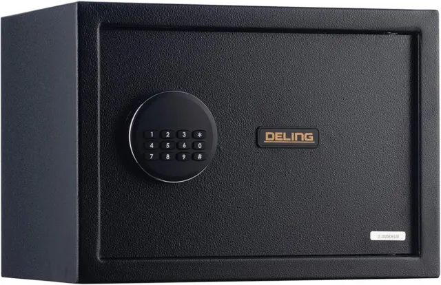 Security Safe Lock Box,Electronic Digital Keypad Lock Safe 12.2" x 7.87" x 7.87'