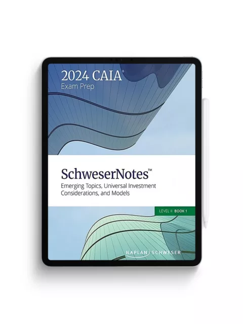 2024 CAIA Level II SchweserNotes 3-Book Set 