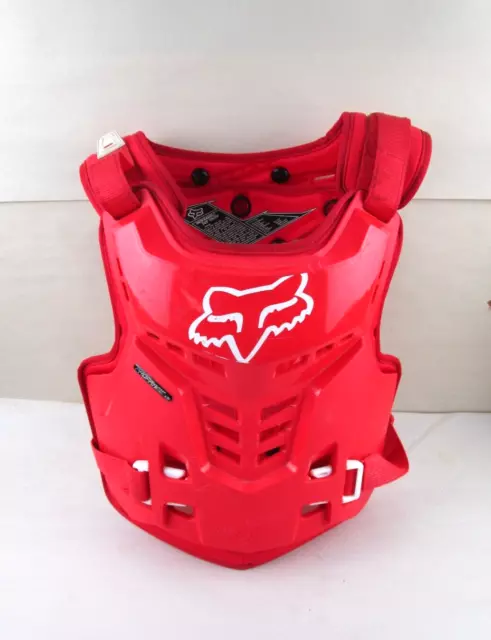 FOX RACING Youth Raptor Pro Frame LC Chest Protector (Style# 06120) RED
