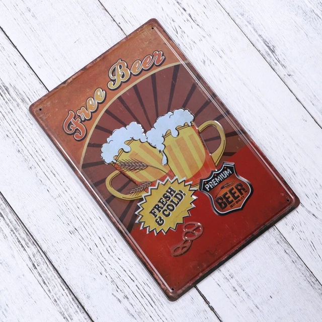 Targa In Metallo Vintage 'The Time Is Always Right To Do What Is Right' | Cartello Decorativo 30,5x40,6 Cm Per Bar, Cortile, Garage, Cucina | Insegna Retrò In Latta